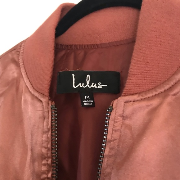 Pink Satin Bomber Jacket M 🎀 - Picture 4 of 7